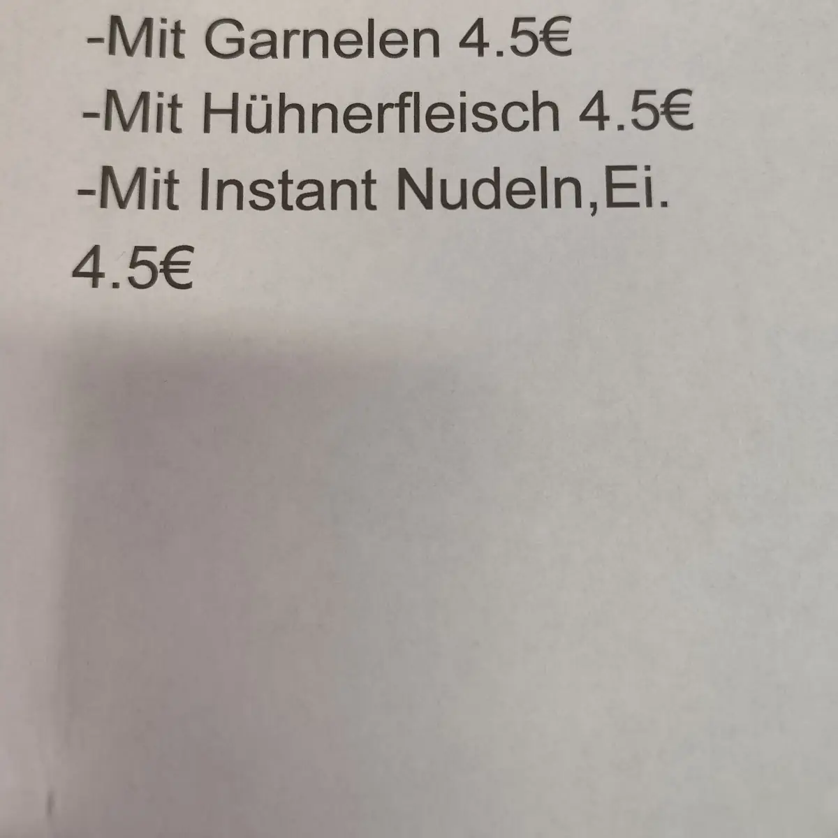 Speisekarte photo 9