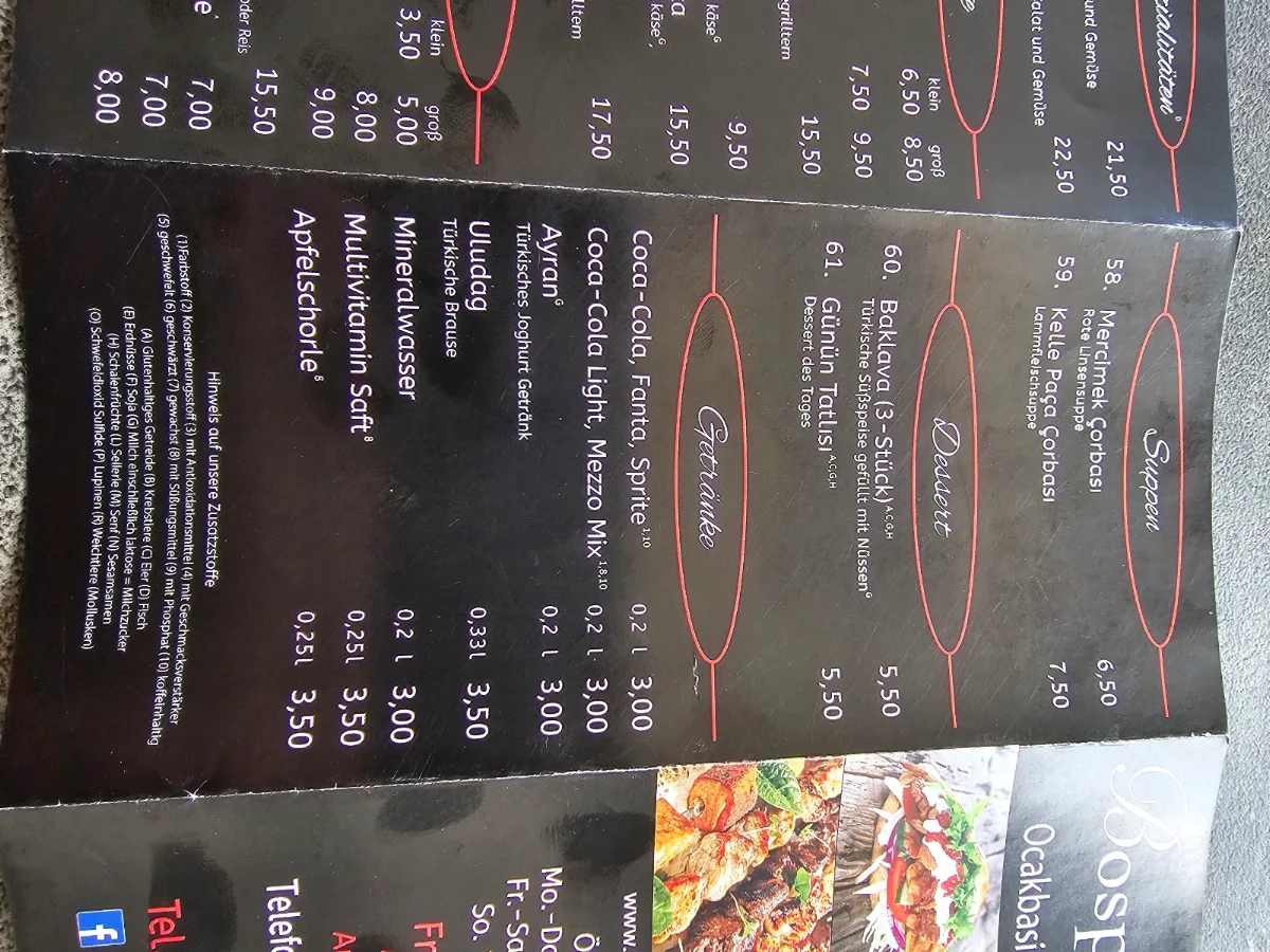 Speisekarte photo 5