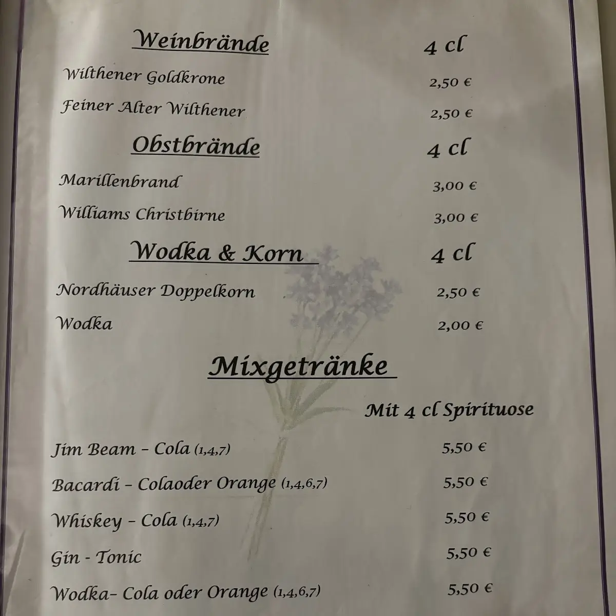 Speisekarte photo 6