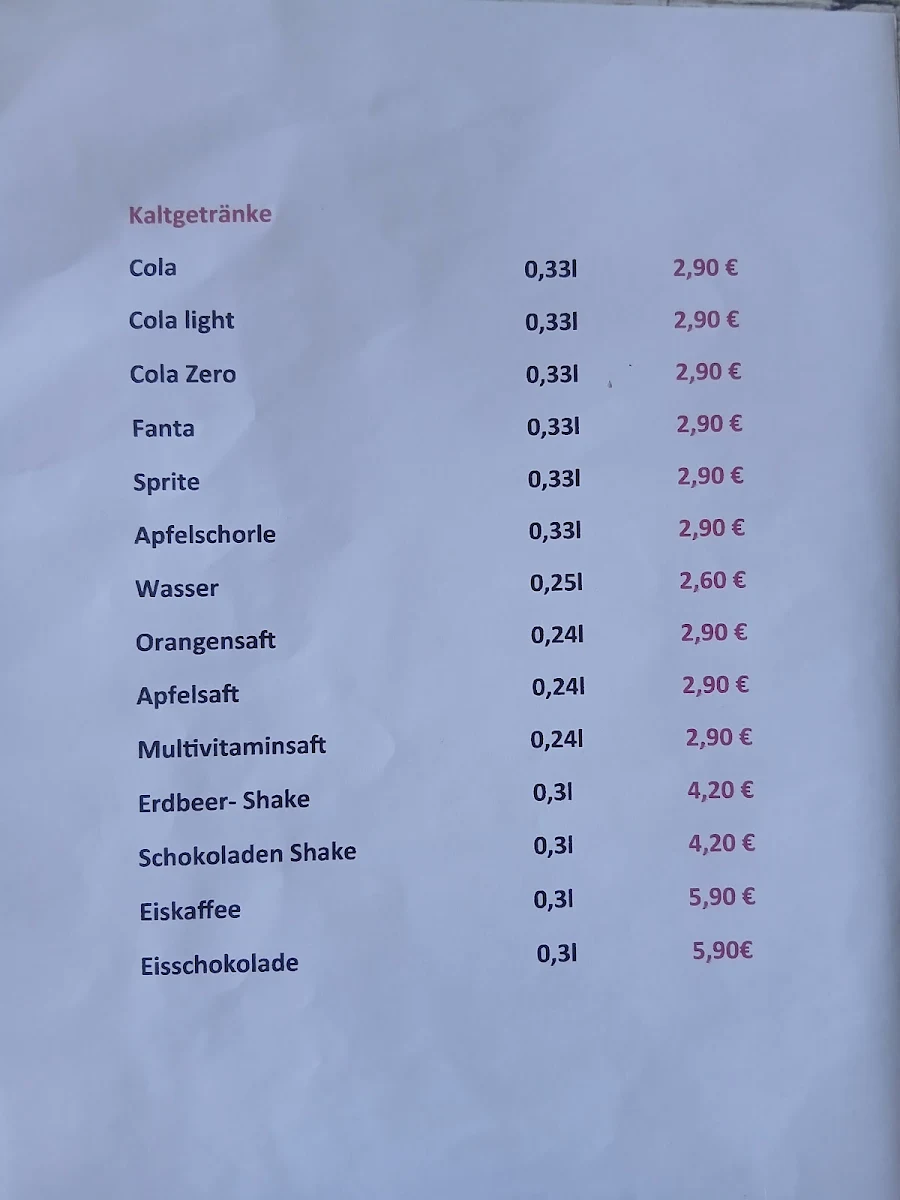 Speisekarte photo 2