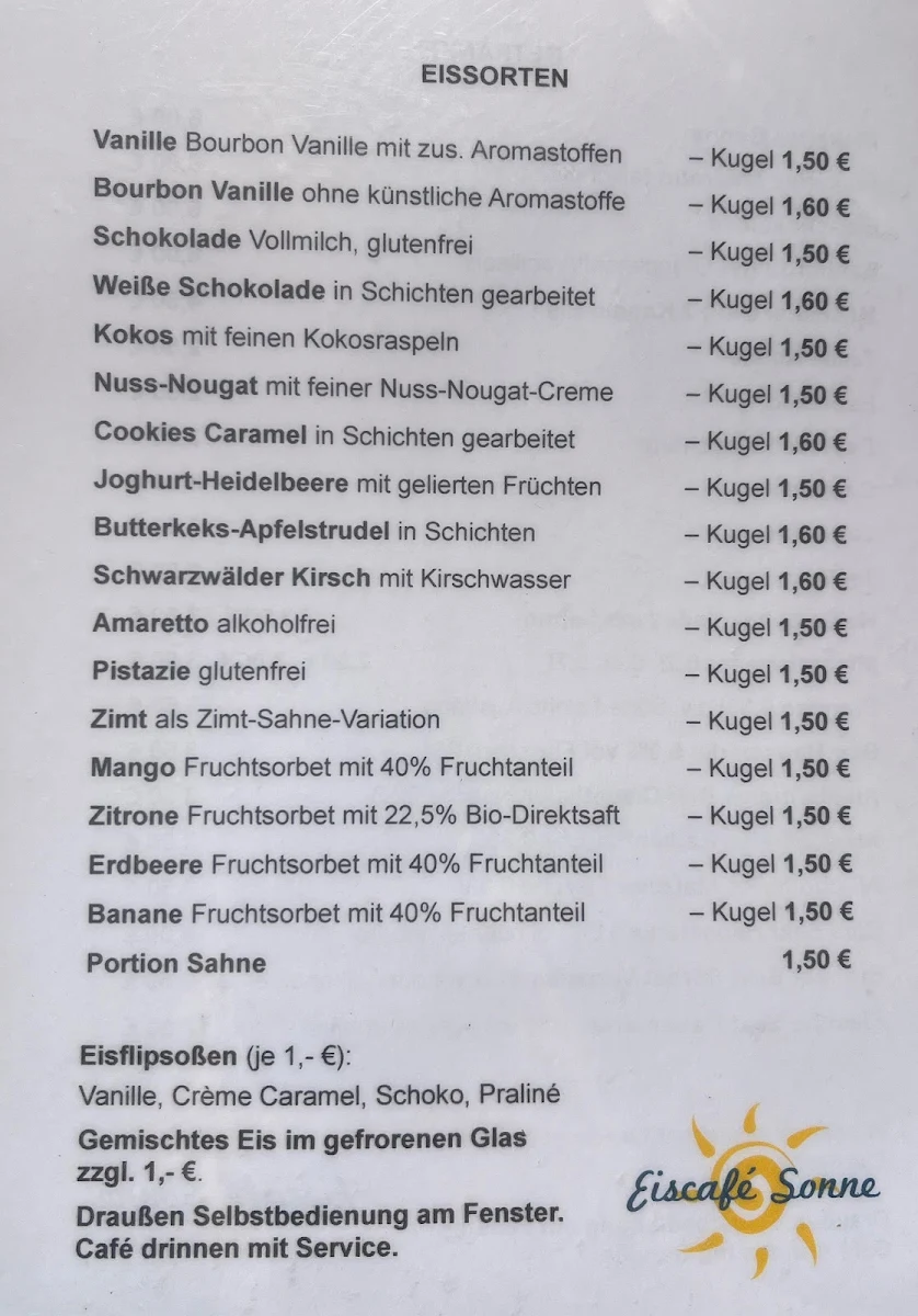 Speisekarte photo 3