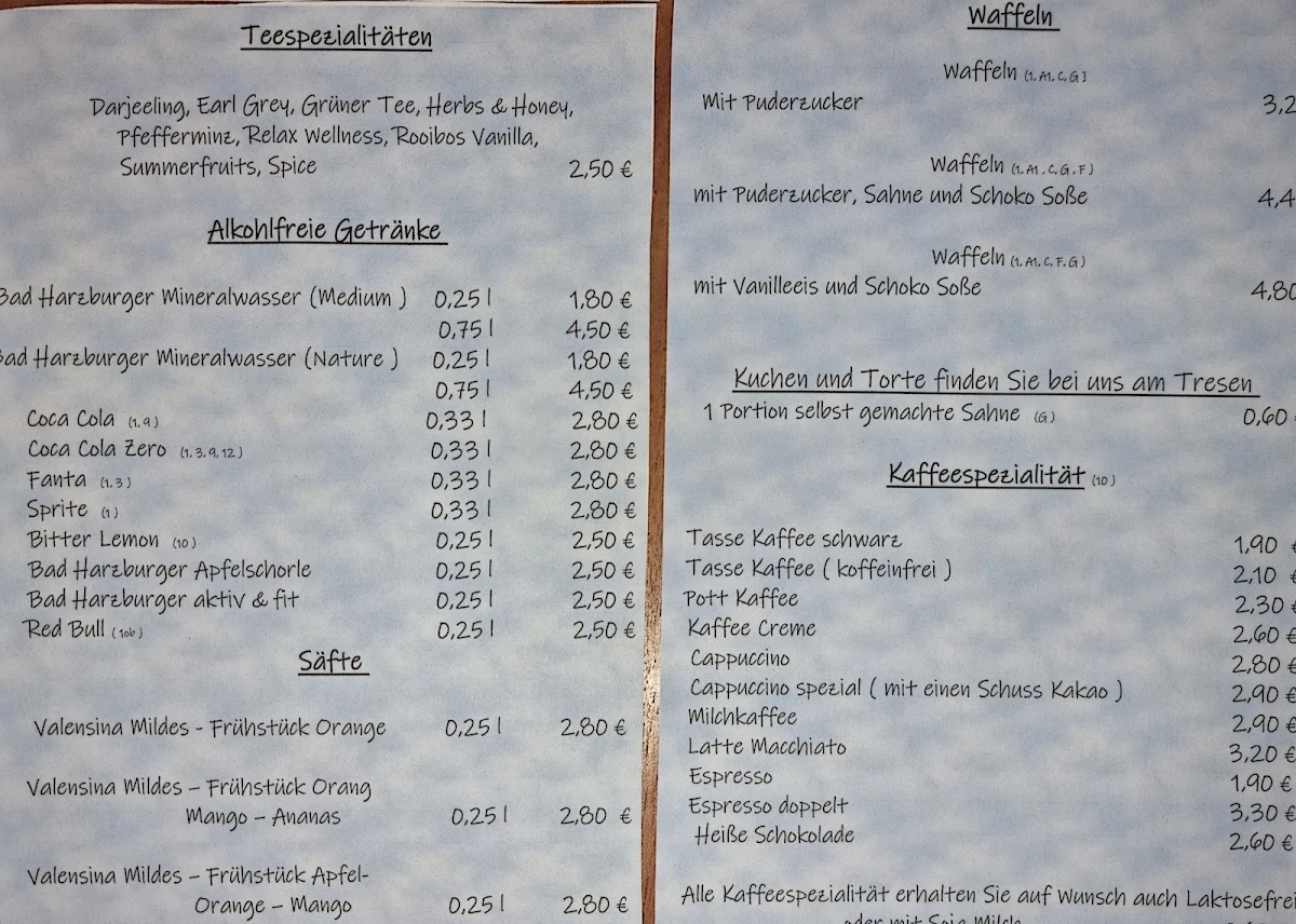 Speisekarte photo 4