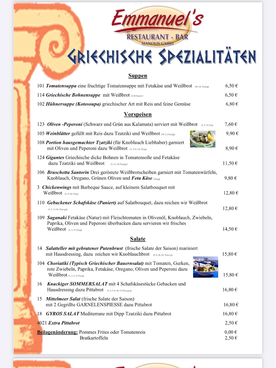 Speisekarte photo 8