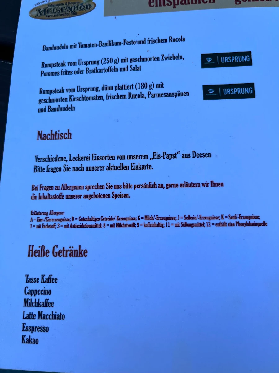 Speisekarte photo 6