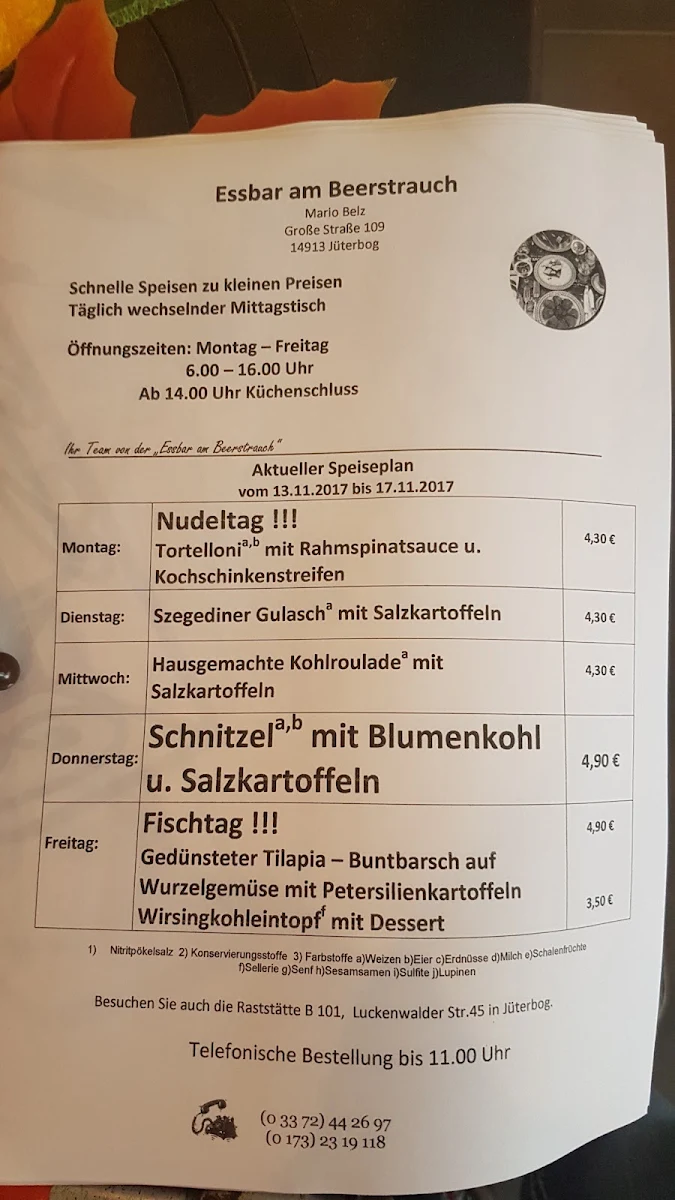 Speisekarte photo 1