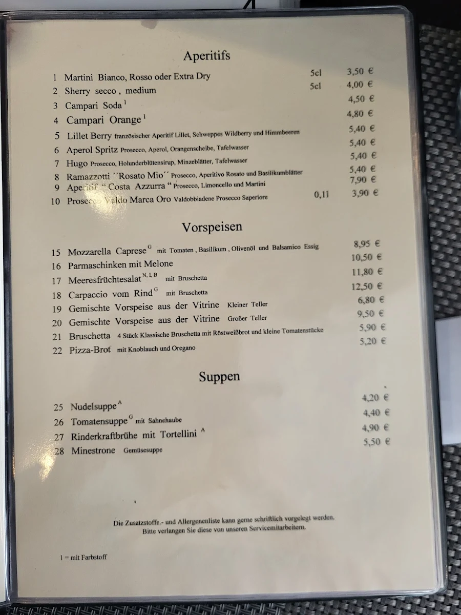 Speisekarte photo 5