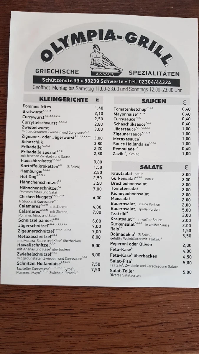 Speisekarte photo 2