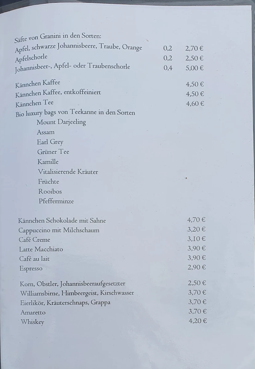 Speisekarte photo 3