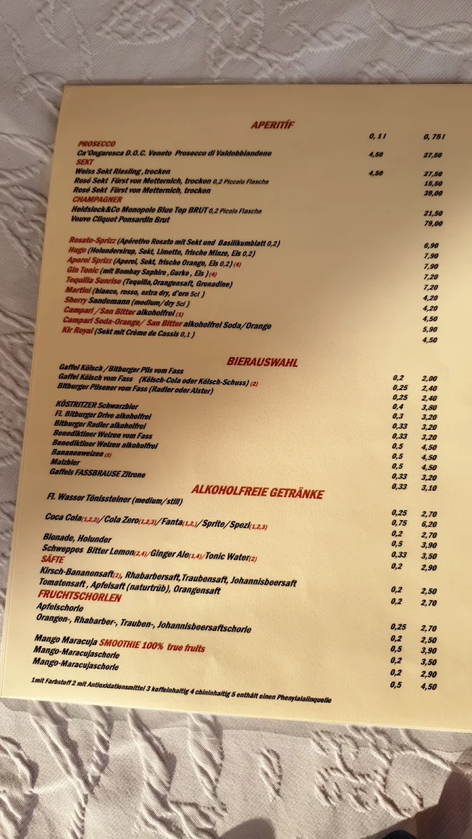 Speisekarte photo 2