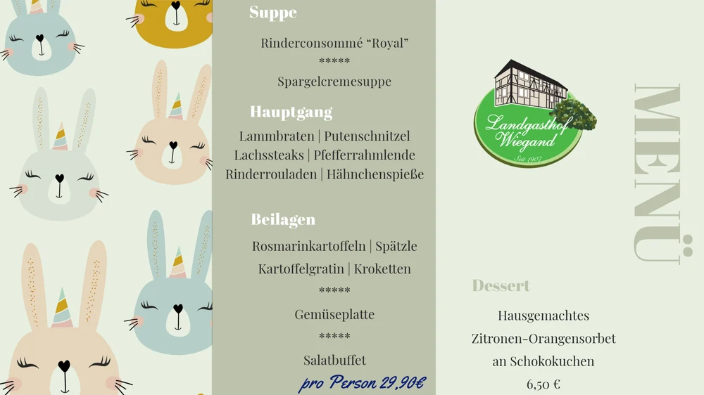 Speisekarte photo 1