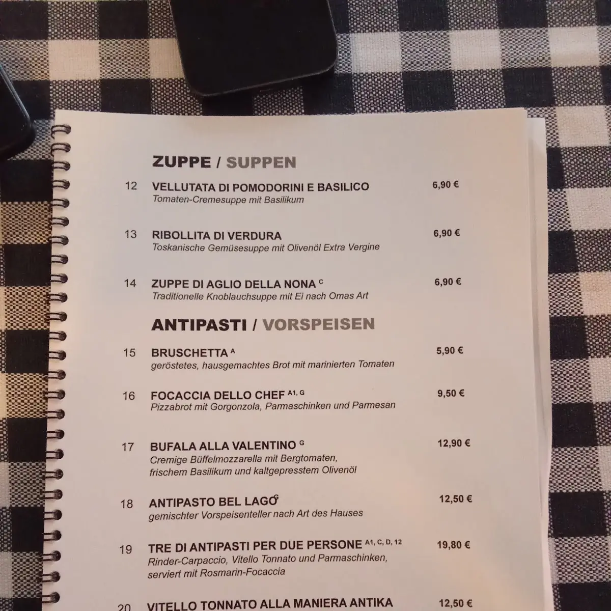 Speisekarte photo 1