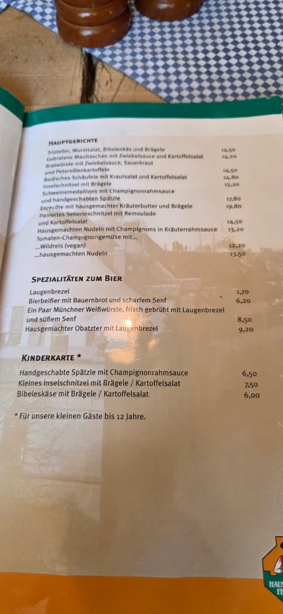 Speisekarte photo 5