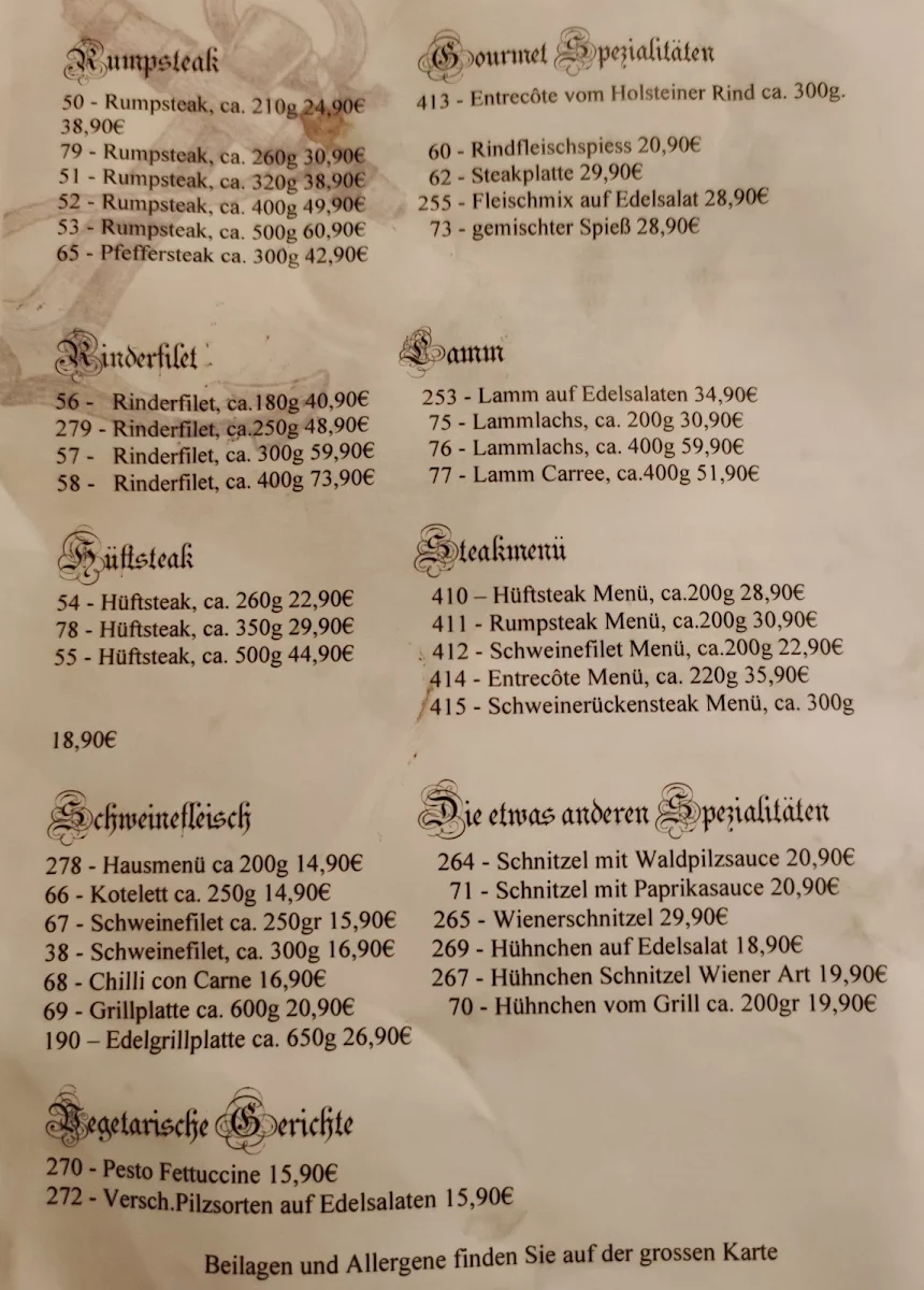 Speisekarte photo 6