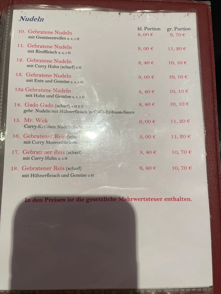 Speisekarte photo 1