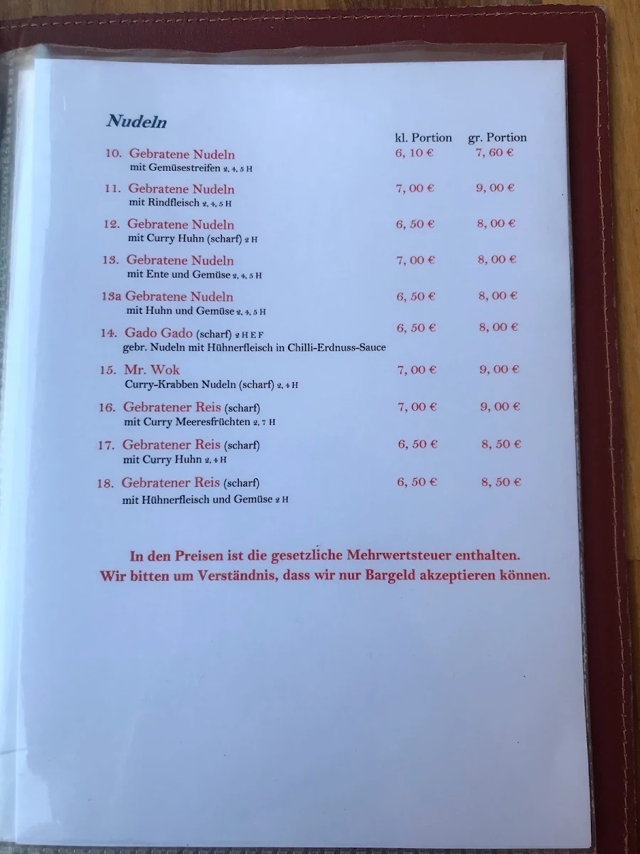 Speisekarte photo 10