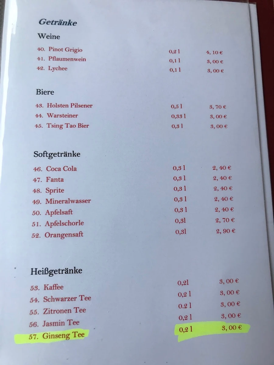 Speisekarte photo 6