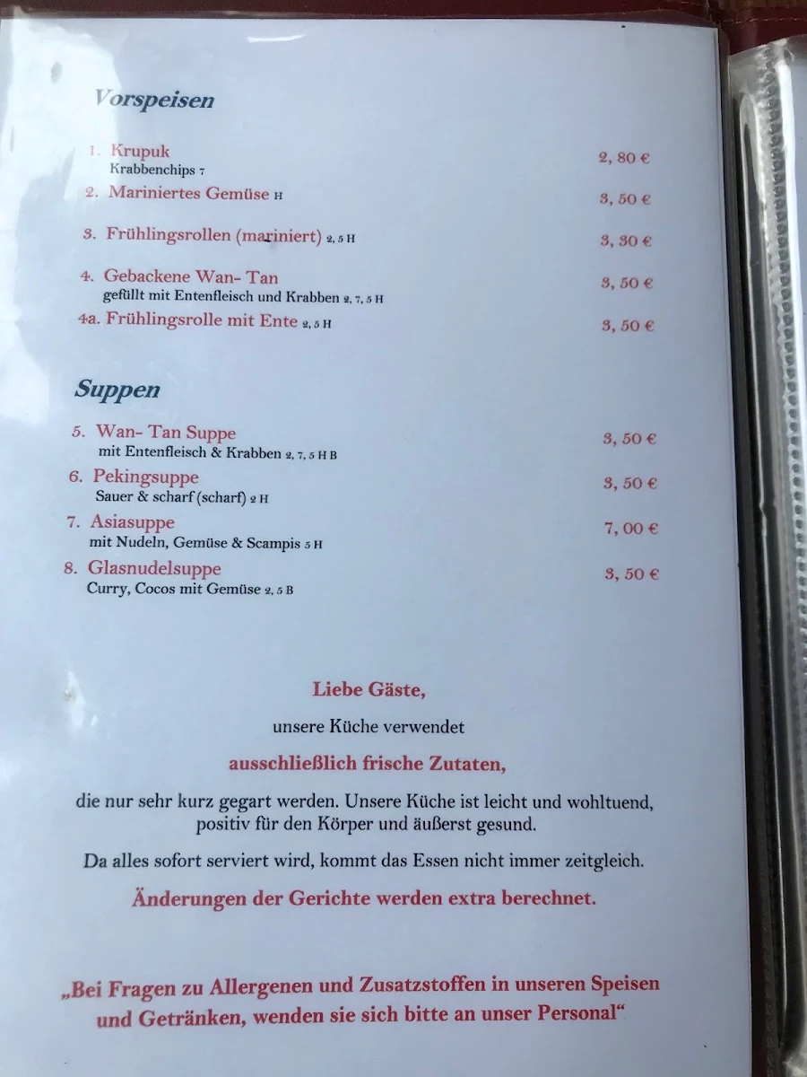 Speisekarte photo 8
