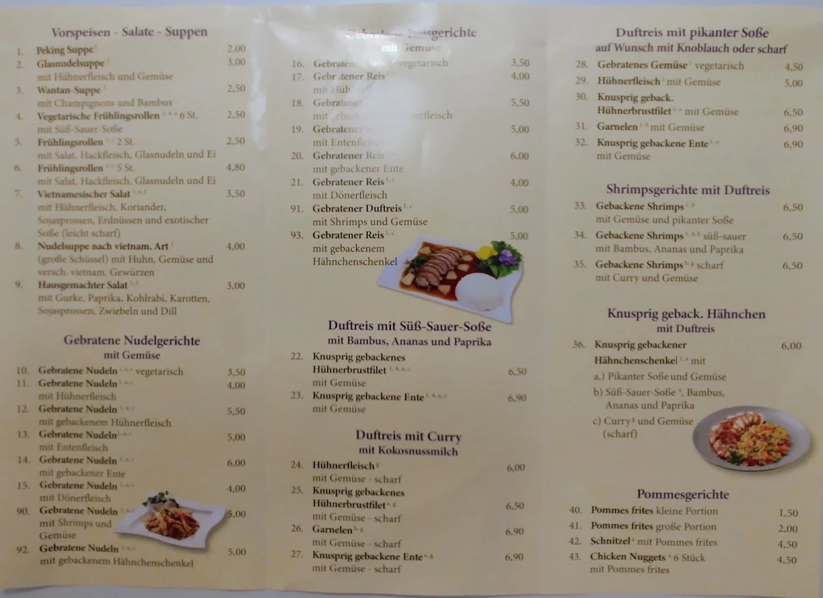 Speisekarte photo 2