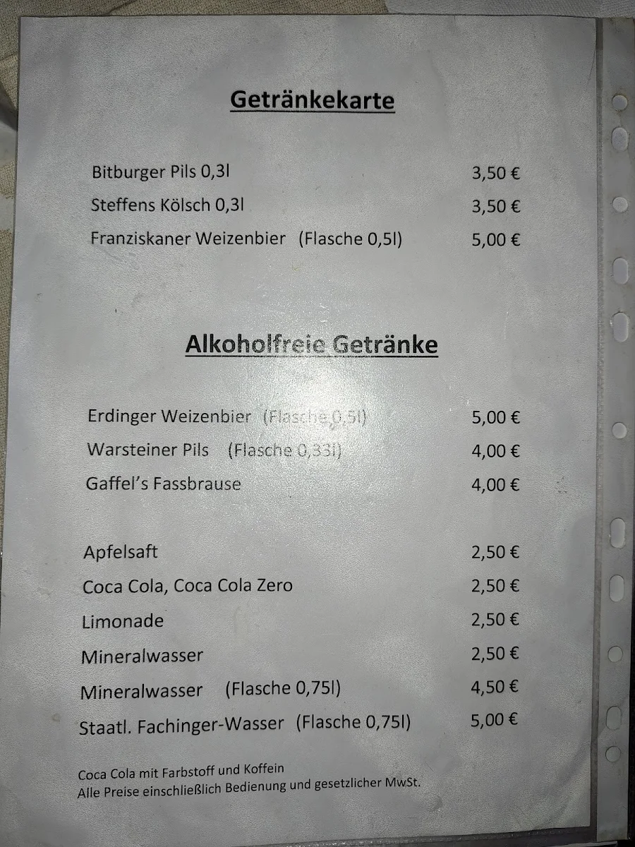 Speisekarte photo 1