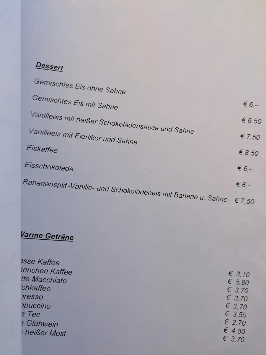 Speisekarte photo 1