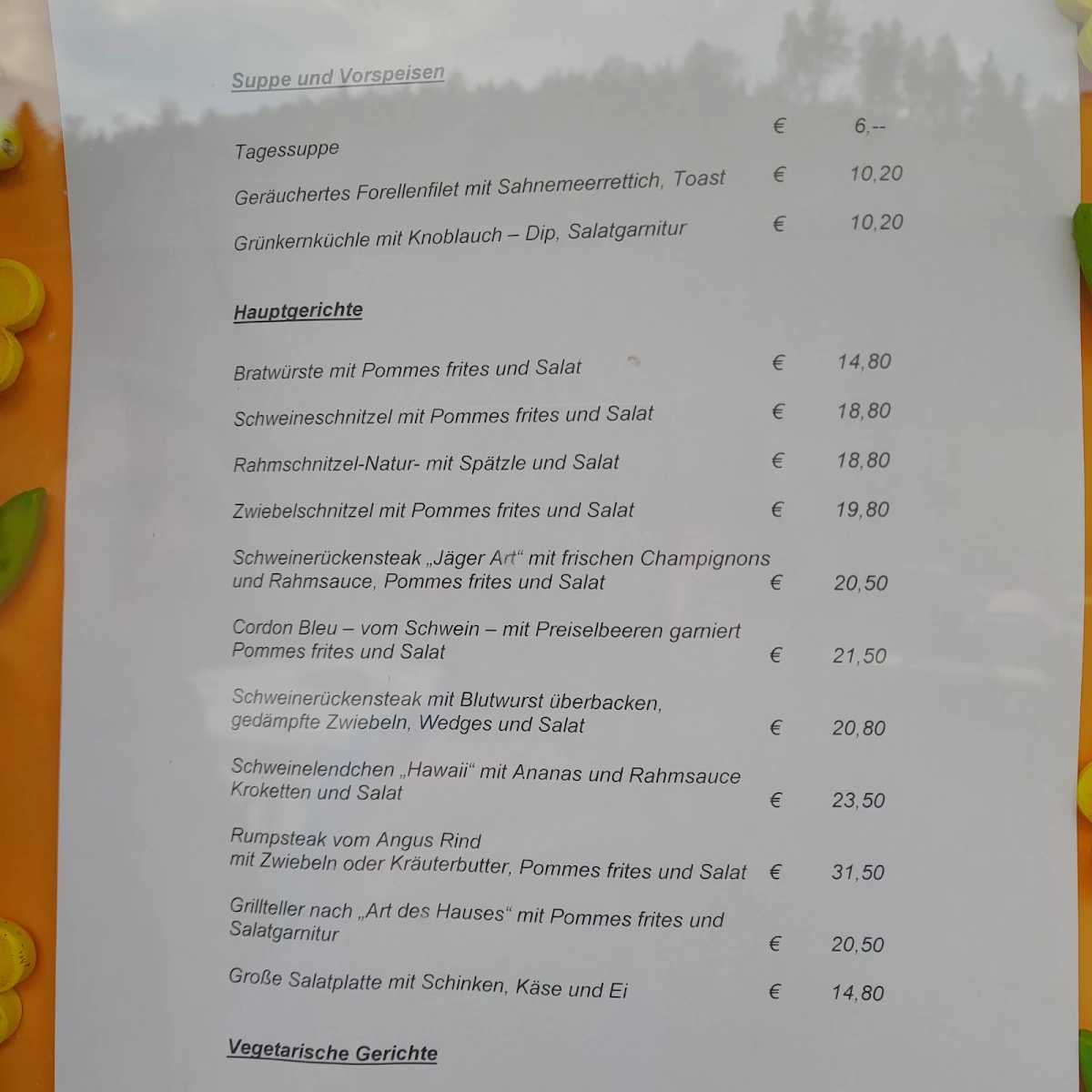 Speisekarte photo 2