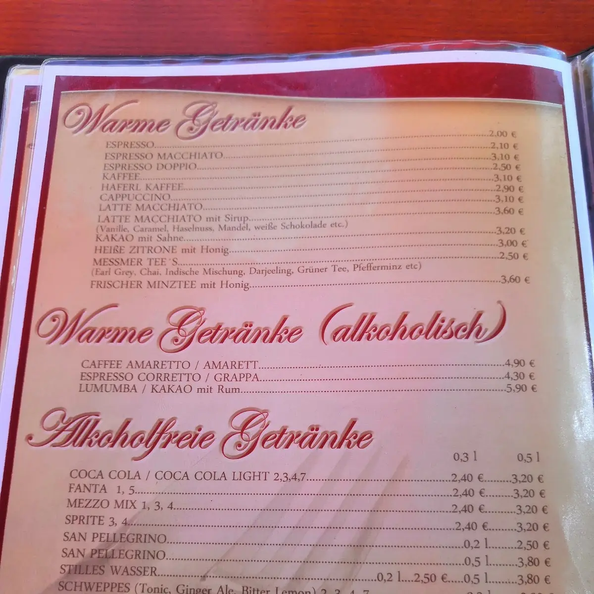 Speisekarte photo 3