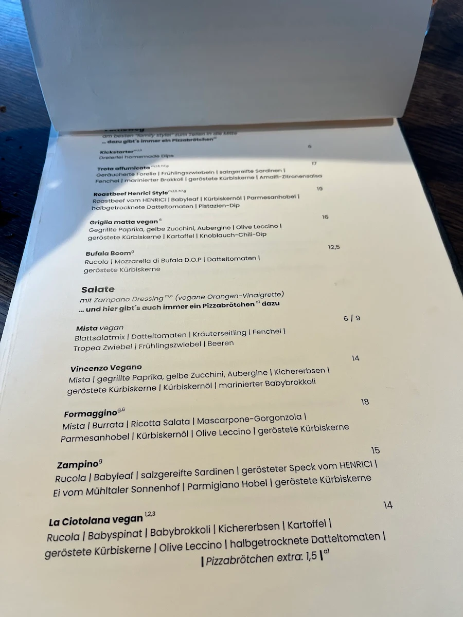 Speisekarte photo 2