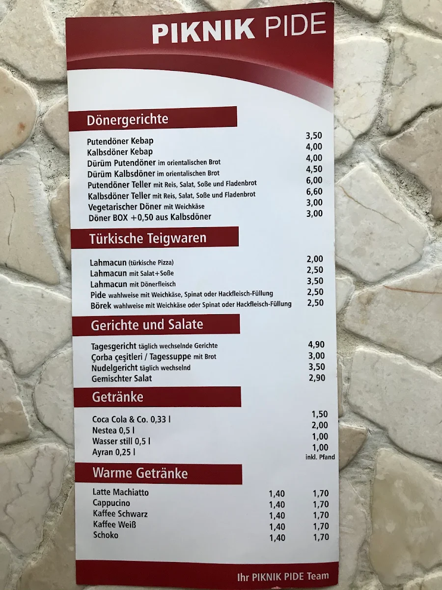 Speisekarte photo 2