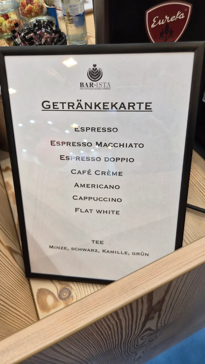 Speisekarte, Bar-ista Coffee & Cocktail Catering / Coffee Academy