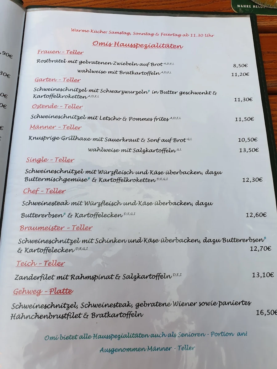 Speisekarte photo 4