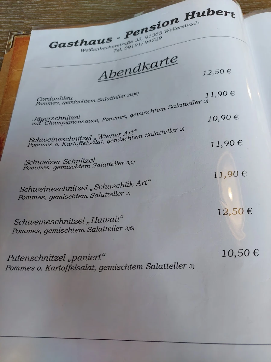 Speisekarte photo 2