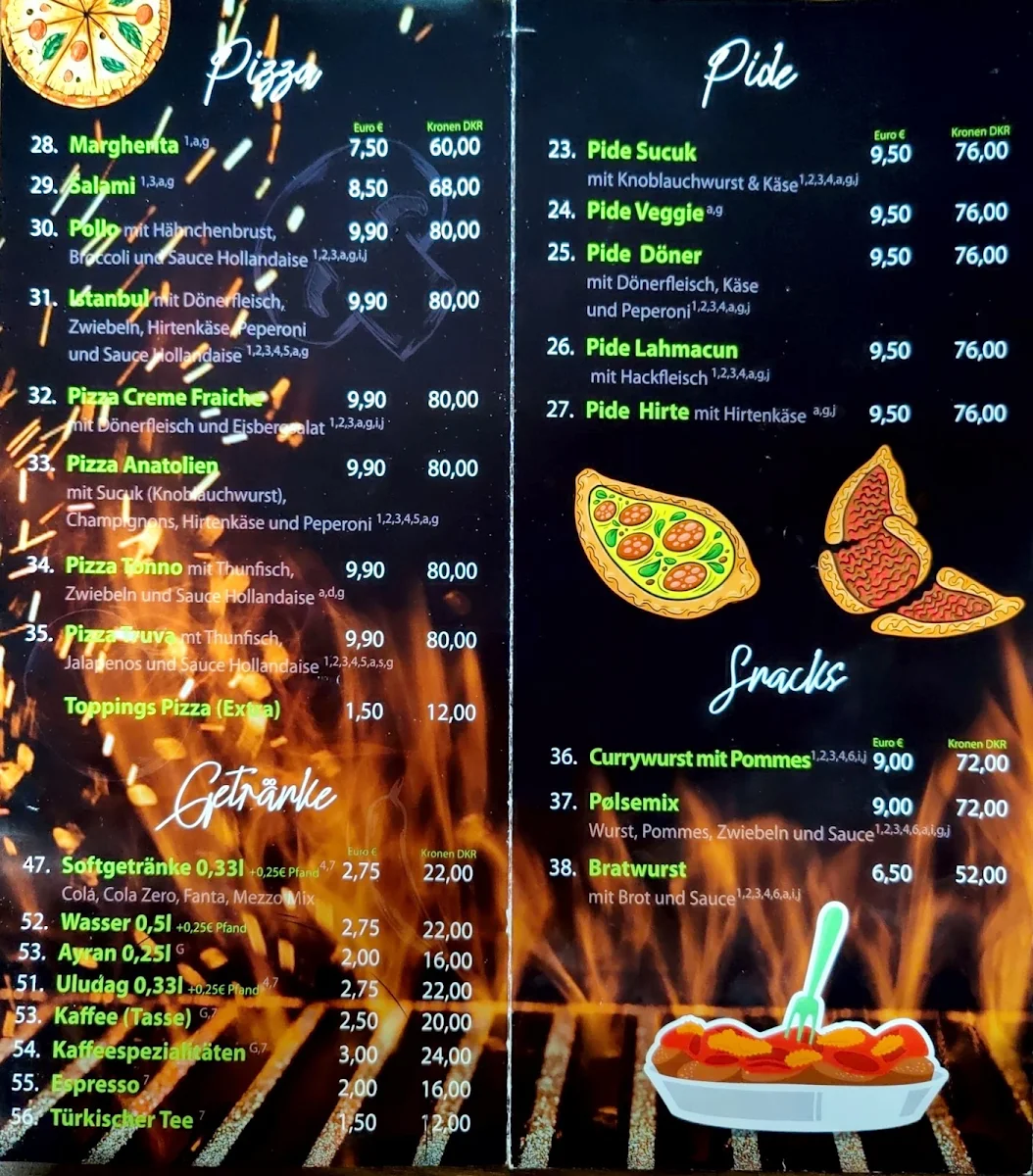 Speisekarte, Truva by Kebap Heroes