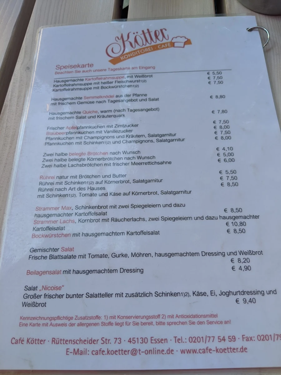 Speisekarte photo 5