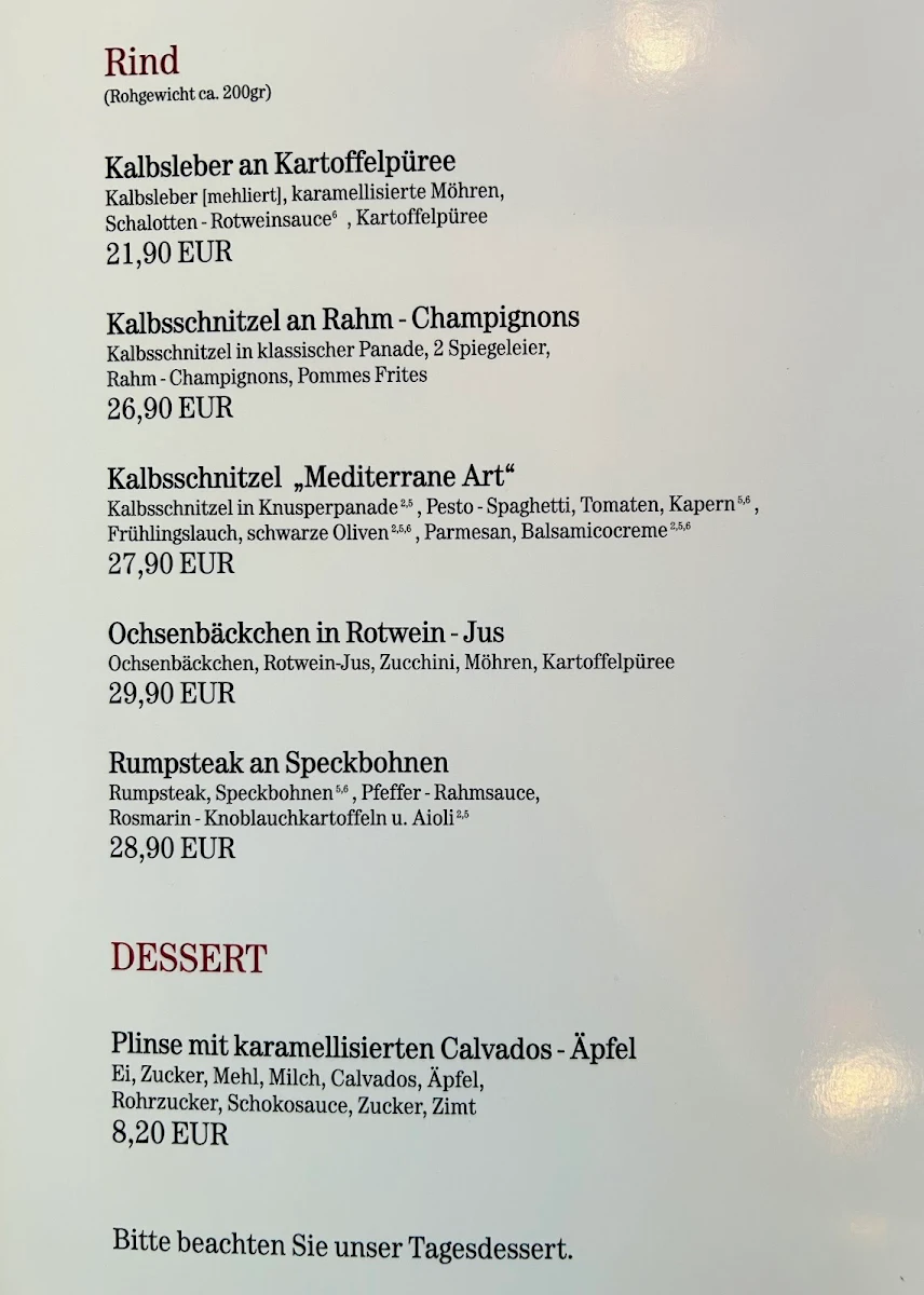 Speisekarte photo 10