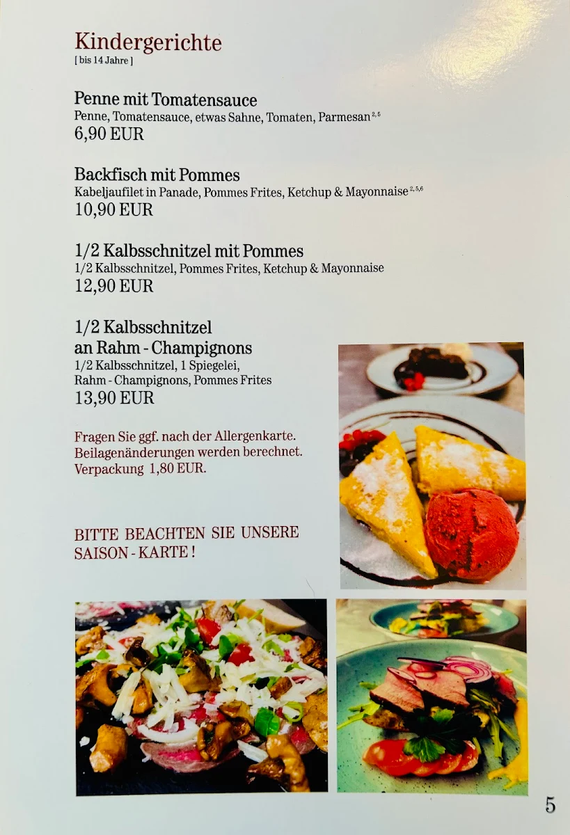 Speisekarte photo 2