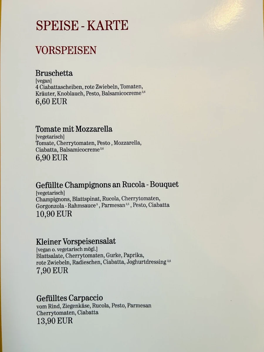 Speisekarte photo 8