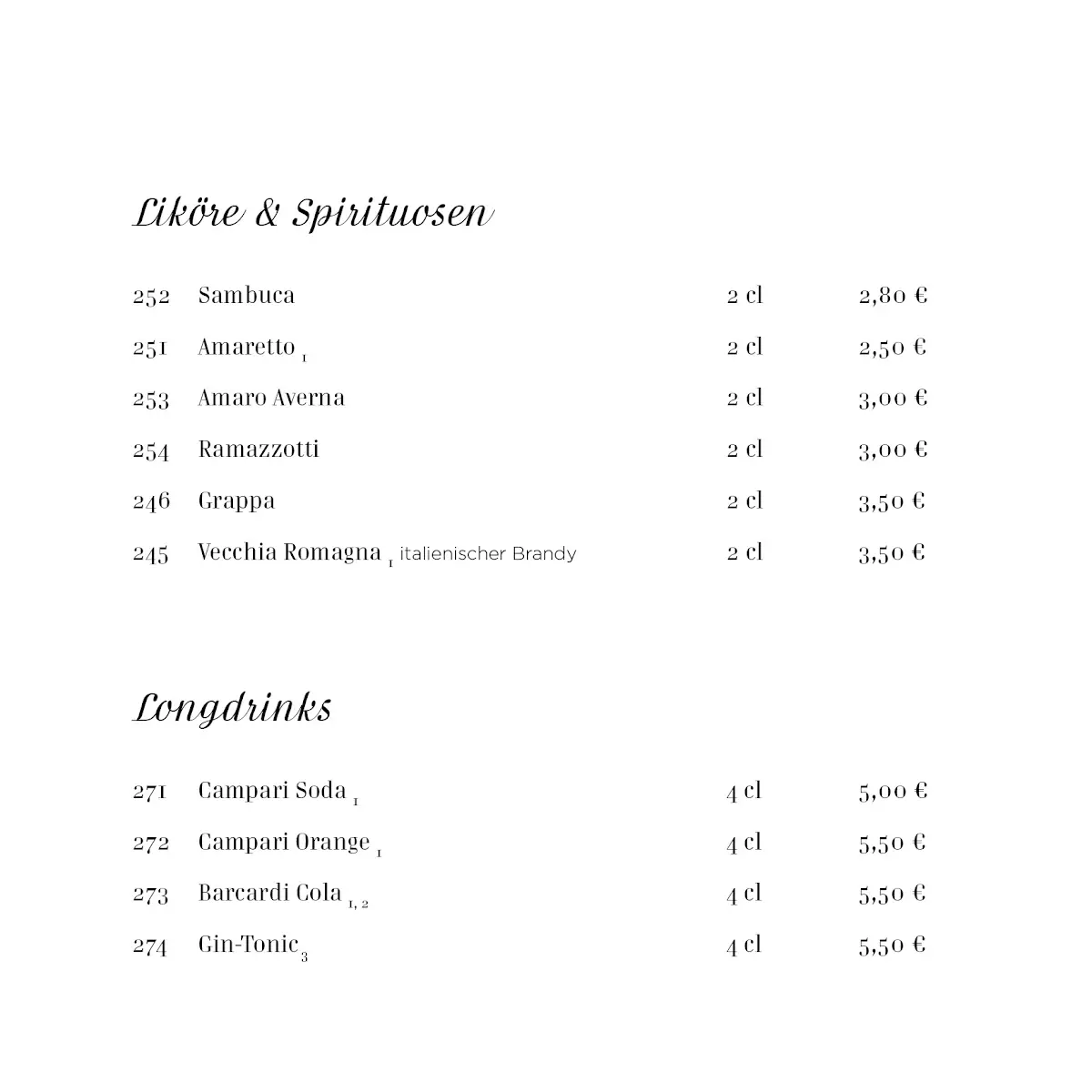Speisekarte photo 8