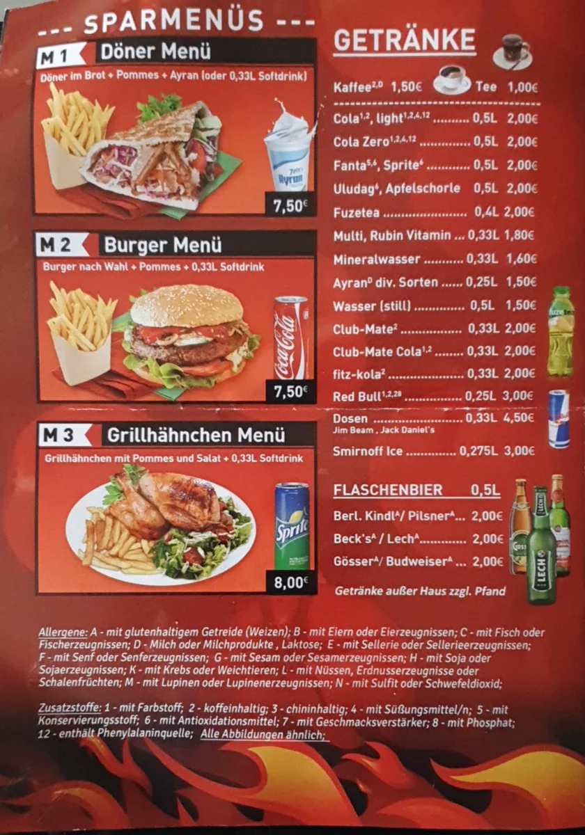 Speisekarte photo 2