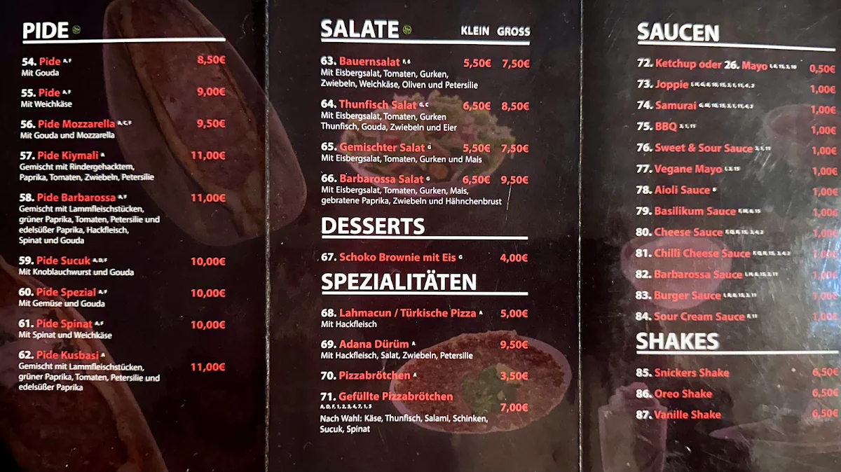 Speisekarte photo 1