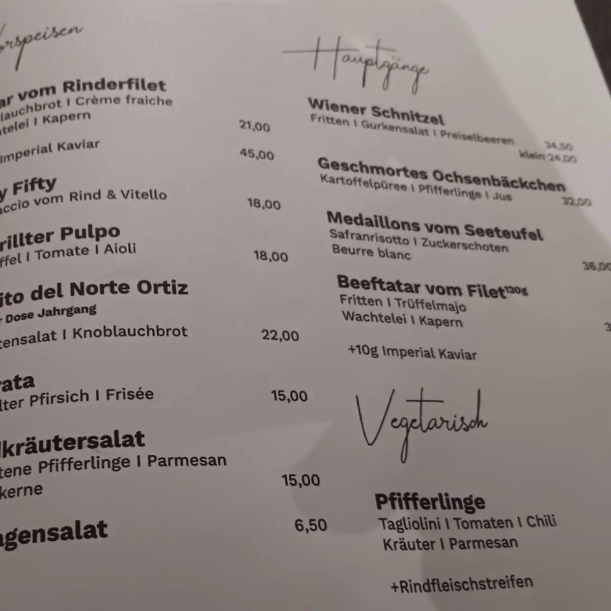 Speisekarte photo 3