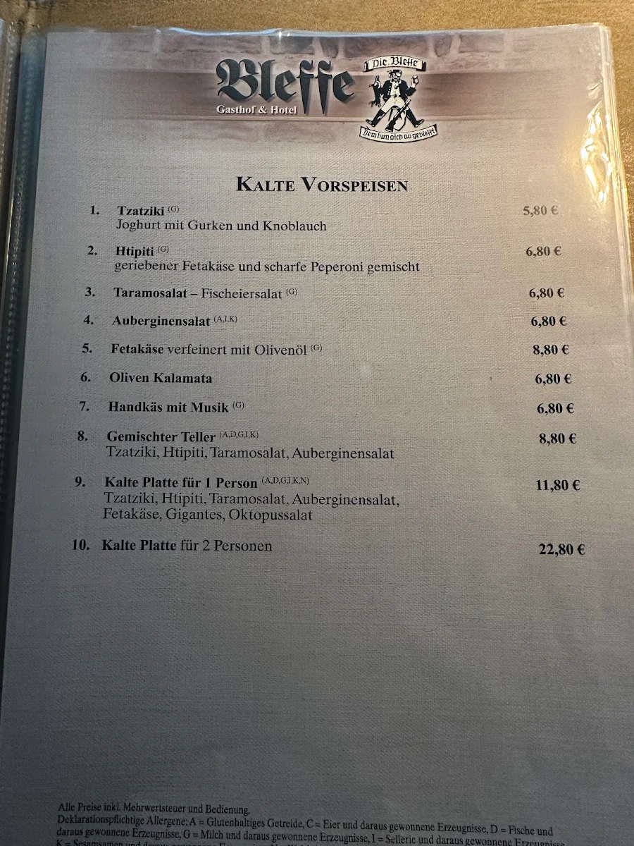 Speisekarte photo 1