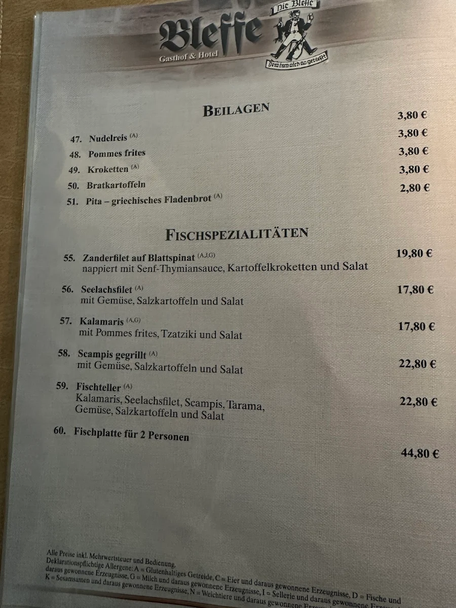 Speisekarte photo 2