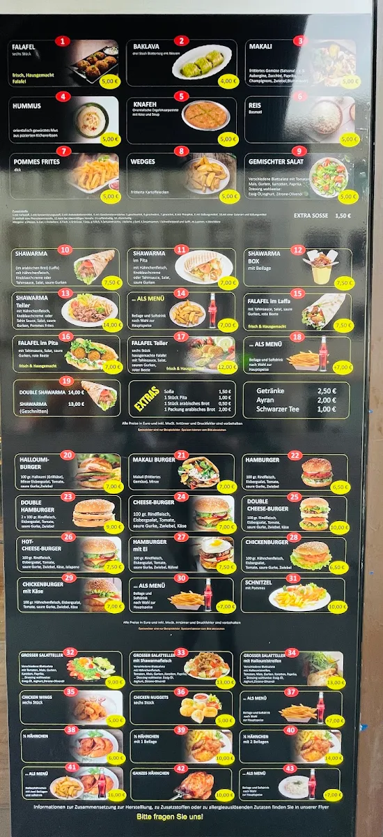 Speisekarte photo 2