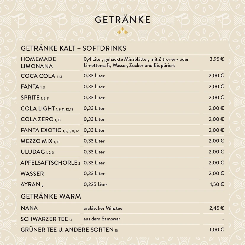 Speisekarte photo 8