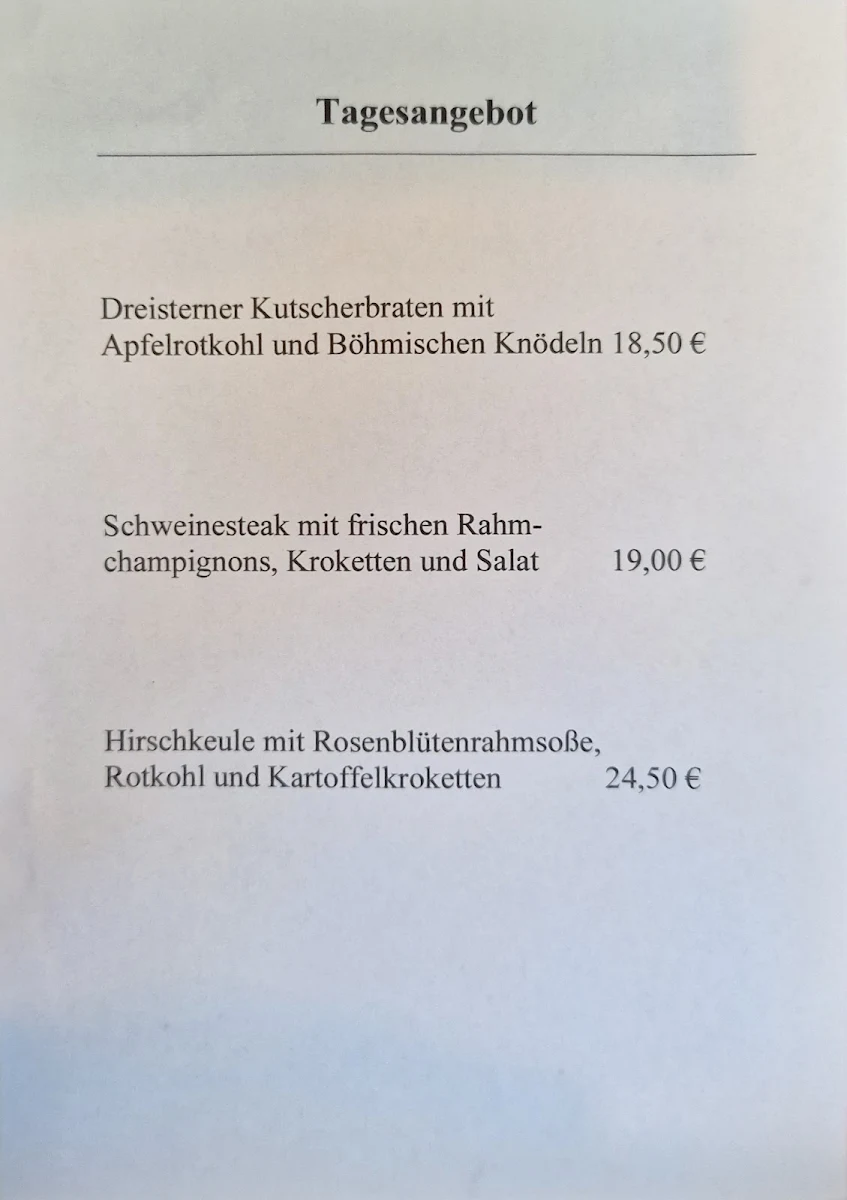 Speisekarte photo 1