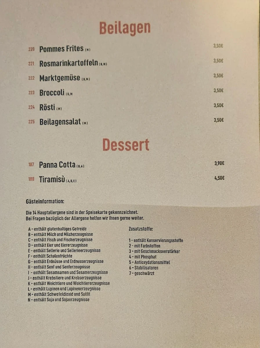 Speisekarte photo 4