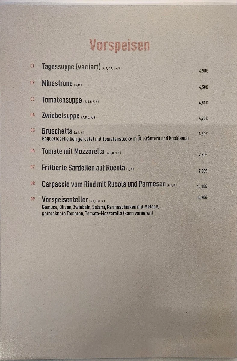 Speisekarte photo 5