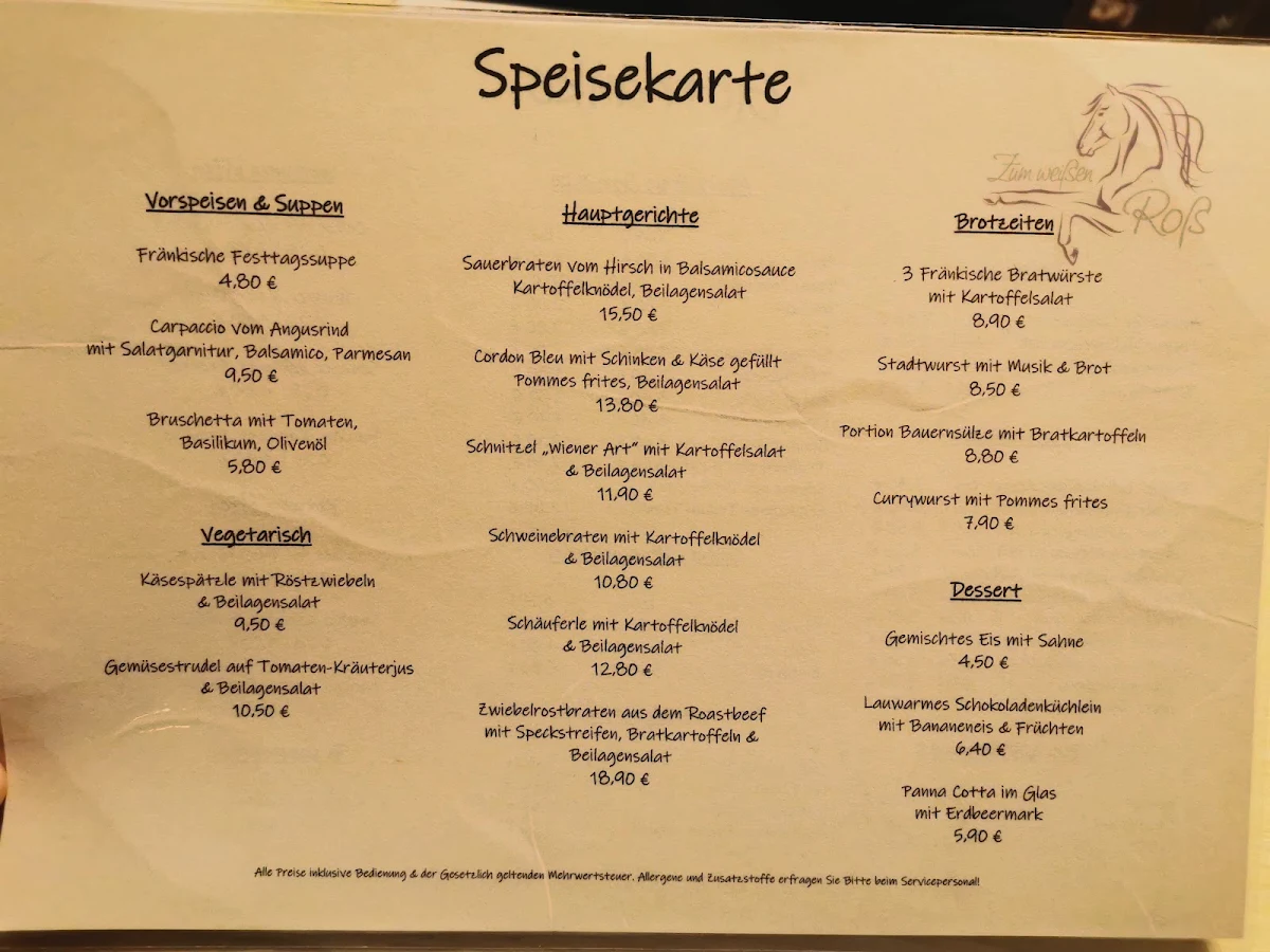 Speisekarte photo 1