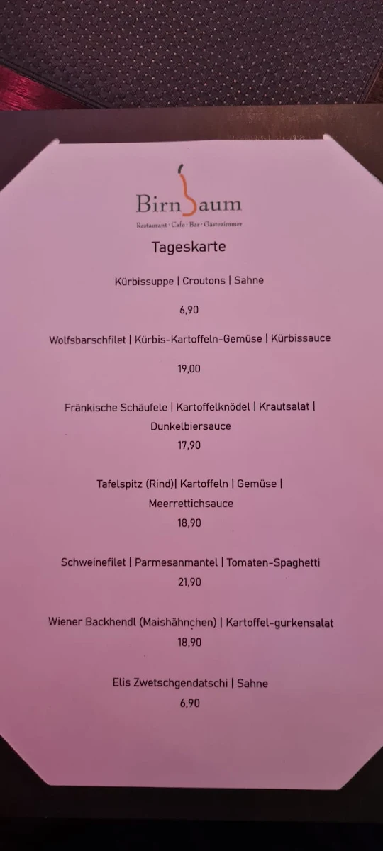 Speisekarte photo 2