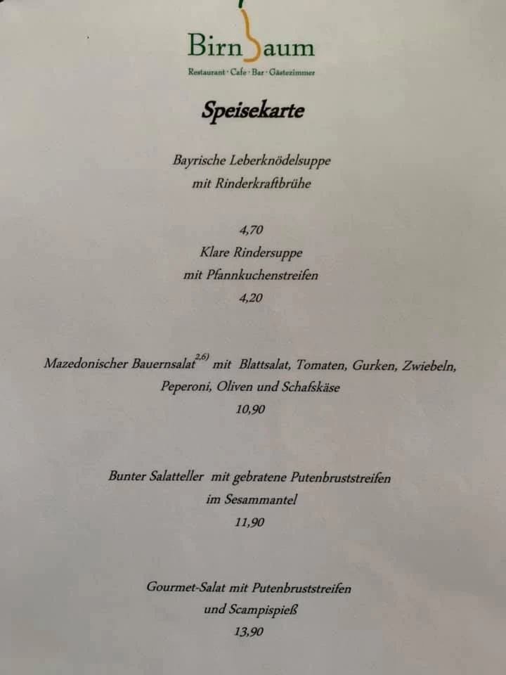 Speisekarte photo 3